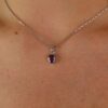 Viola Amethyst Oval Pendant Heidi Kjeldsen Jewellery P1613 Model