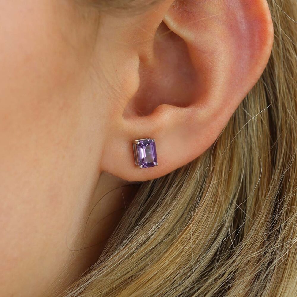 Viola Amethyst Silver Earrings Heidi Kjeldsen Jewellers ER4895