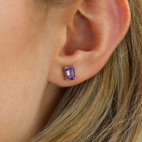 Viola Amethyst Silver Earrings Heidi Kjeldsen Jewellers ER4895