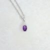 Viola Amethyst White Topaz Pendant Heidi Kjeldsen Jewellery P1576 still