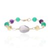Viola Amethyst and Green Agate Bracelet By Heidi Kjeldsen Jewellery BL1394 front
