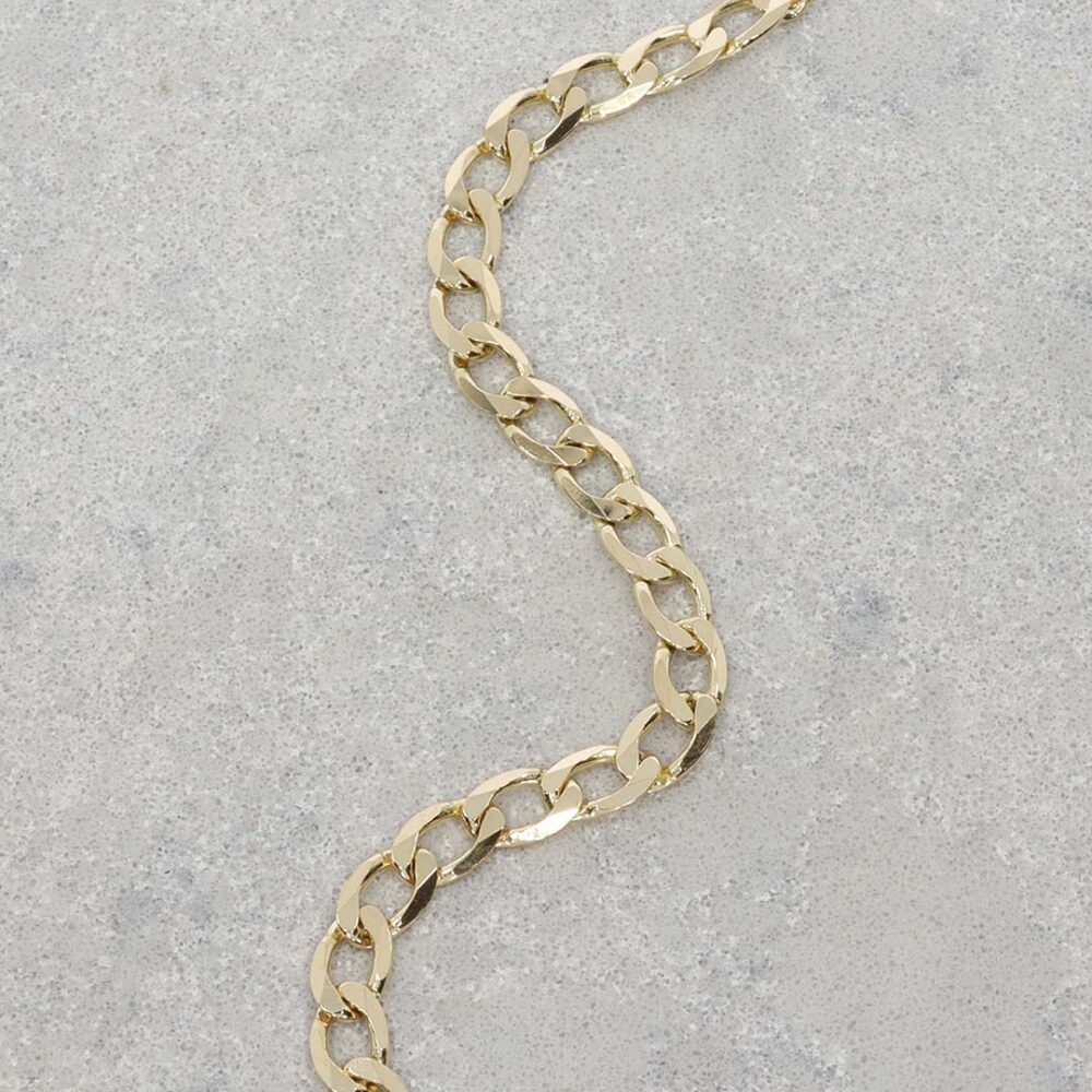 9ct Yellow Gold Curb Bracelet Heidi Kjeldsen Jewellery BL4127 still