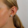 Diamond Cluster Earrings Heidi Kjeldsen Jewellery ER2434 model