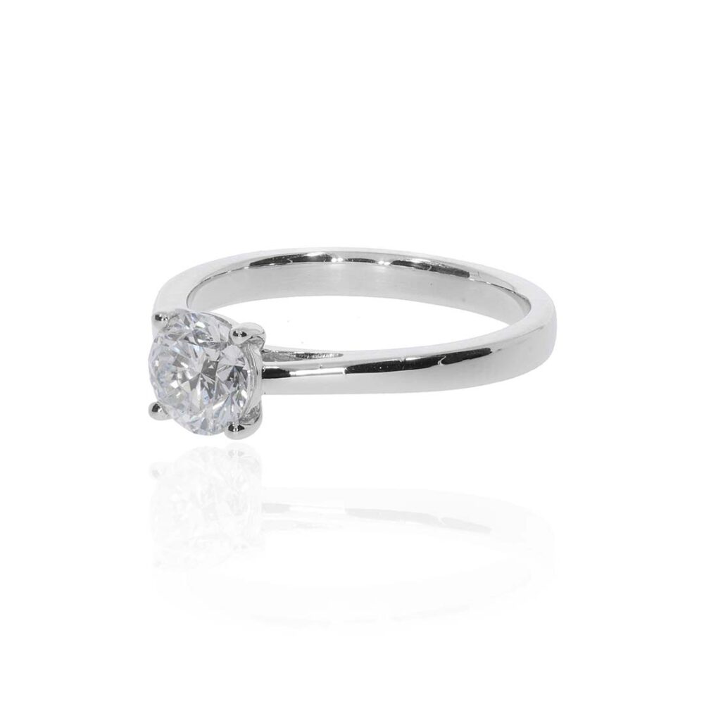 Karina Laboratory Grown Diamond Solitaire Ring Heidi Kjeldsen Ltd R1794 Side