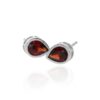 Garnet Pear Shaped Earrings Heidi Kjeldsen Jewellers ER4877 side