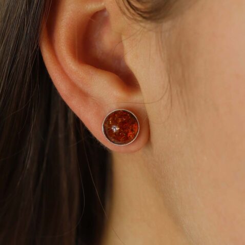 Naja Amber Earrings Heidi Kjeldsen Jewellery ER4813