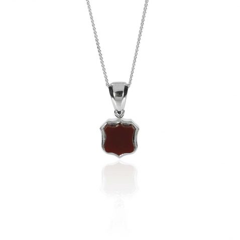 Naja Shield Pendant Heidi Kjeldsen model P1536.hanging