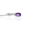 Amethyst White Topaz Pendant Heidi Kjeldsen Jewellery P1576 side