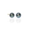 Black Cultured Pearl Earstuds Heidi Kjeldsen Jewellery ER4827 front