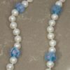 Blue Glass and Pearl Necklace Heidi Kjeldsen Jewellery NL1317 still