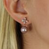 Jesper Pink Pearl and Diamond Rose Gold Earrings Heidi Kjeldsen Jewellers ER2632