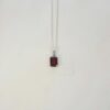 Garnet Silver Pendant Heidi Kjeldsen Jewellery P1596 still