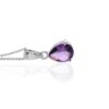 Viola Amethsyt and Silver Pendant Heidi Kjeldsen Jewellery P1611 side