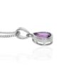 Viola Amethsyt and Silver Pendant Heidi Kjeldsen Jewellery P1614 side