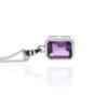 Viola Amethsyt and Silver Pendant Heidi Kjeldsen Jewellery P1615 side