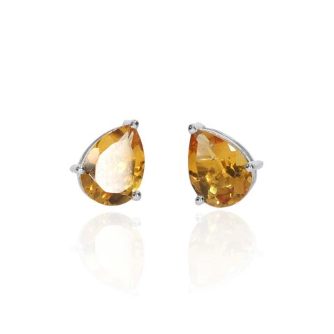 Dorit Citrine Drop Earrings By Heidi Kjeldsen jewellers ER4872 white1
