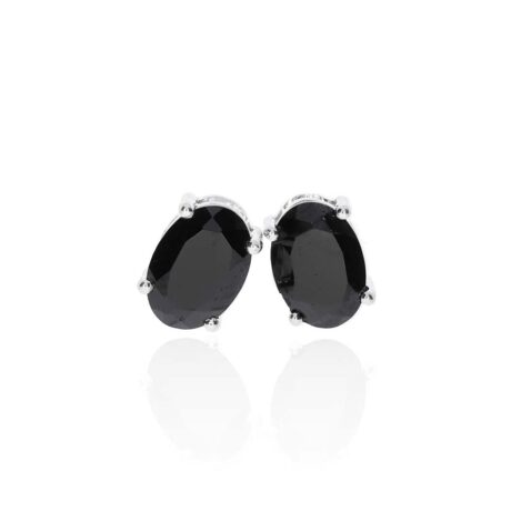 Grete Black Spinel Earrings Heidi Kjeldsen Jewellery ER4899 white1