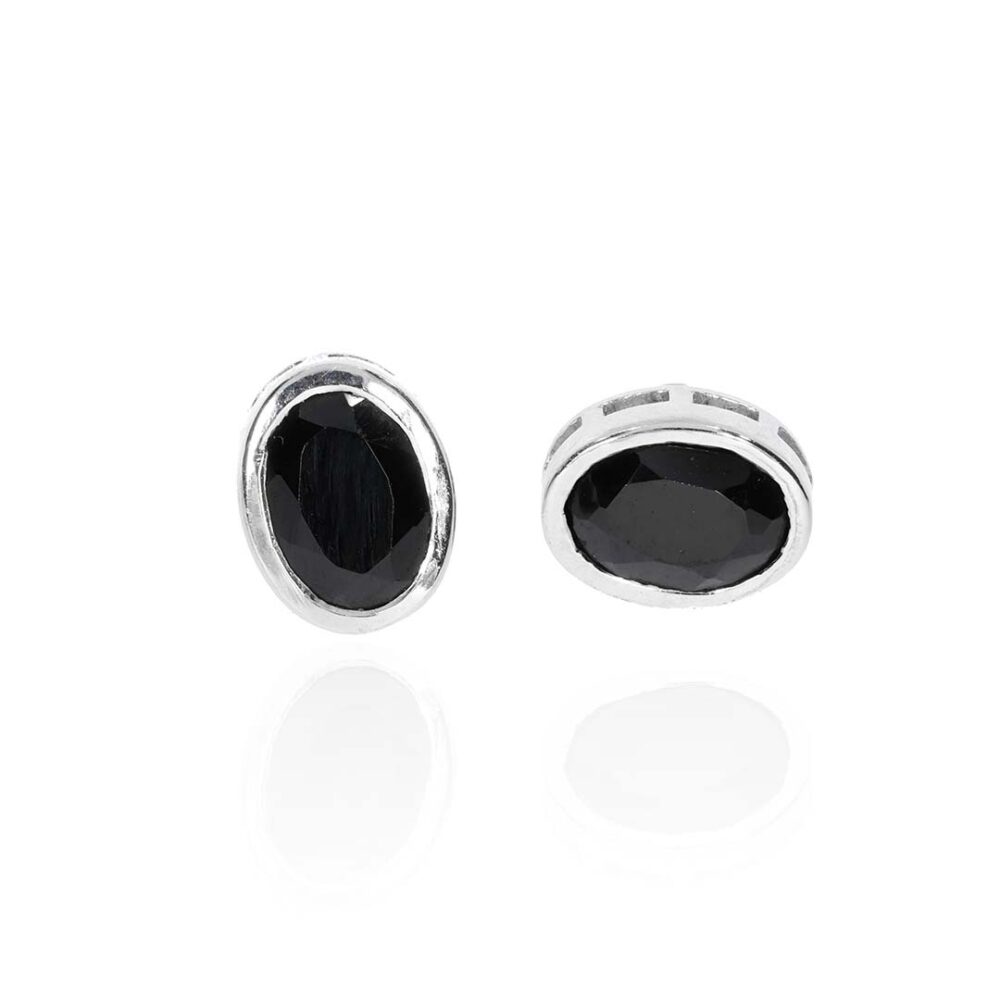 Grete Black Spinel Earrings Heidi Kjeldsen Jewellery ER4902 white1