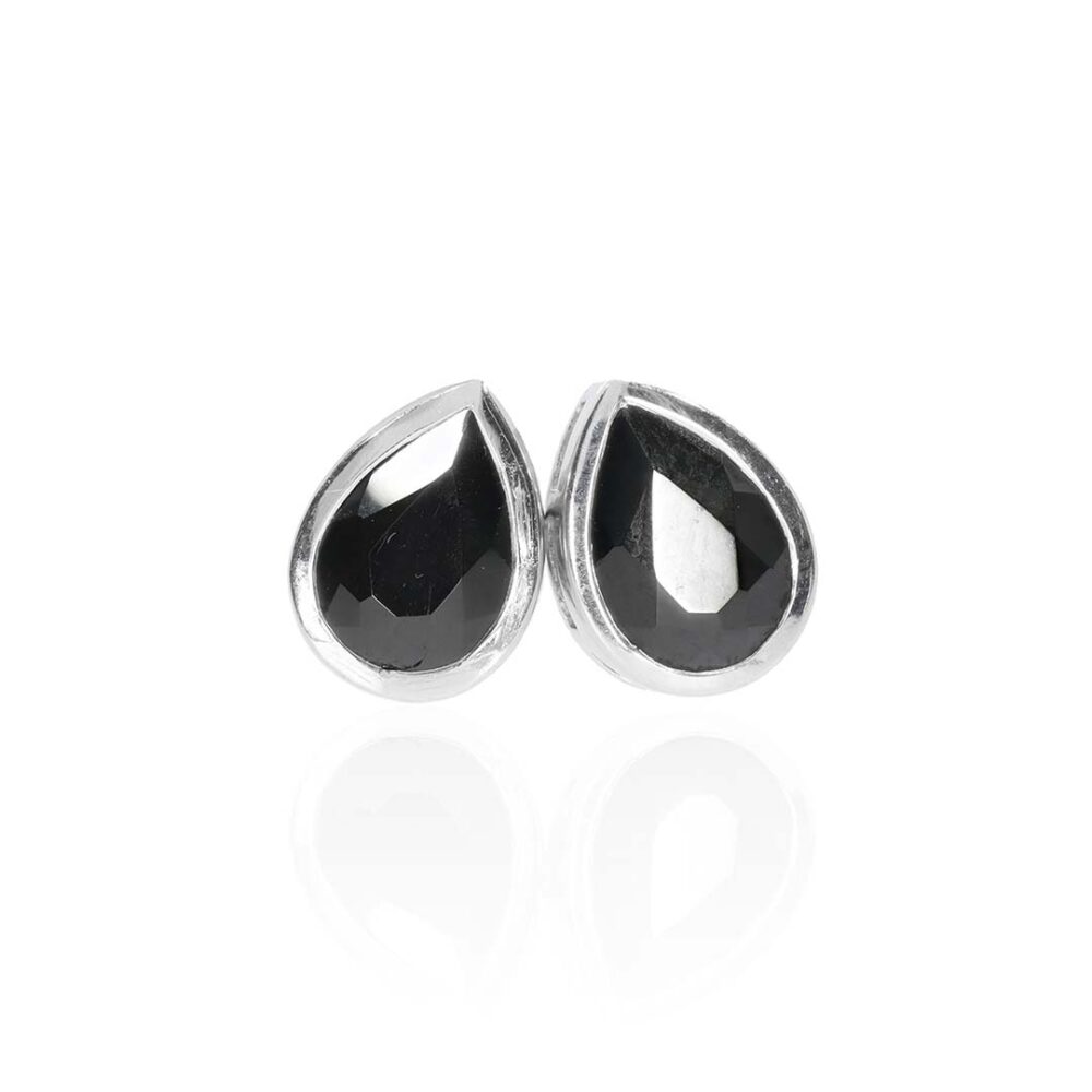 Grete Black Spinel Earrings Heidi Kjeldsen Jewellery ER4903 white1