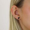 Grete Black Spinel Pear Shaped Earrings Heidi Kjeldsen Jewellers ER4903