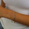 9ct Yellow Gold Figaro Belecher Bracelet Heidi Kjeldsen Jewellery BL4130 BL4127 model4