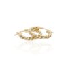 9ct Yellow Gold Twist Hooped Earrings Heidi Kjeldsen Jewellery ER4924 white1