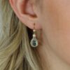 Asta Aquamarine and Pearl Drop Earrings Heidi Kjeldsen Jewellery ER5096 Model 1 (1)