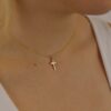 Eliza Small Gold Cross Heidi Kjeldsen Jewellers P1309