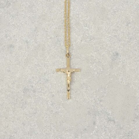 Eliza gold Crucifix Heidi Kjeldsen Jewellers P1627 still