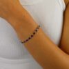 Garnet White Topaz Tennis Bracelet Heidi Kjeldsen Jewellery BL4118 mode