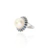 Sara Sapphire Southsea Pearl Ring Heidi Kjeldsen Jewellery side R1885