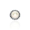 Sara Sapphire Southsea Pearl Ring Heidi Kjeldsen Jewellery white R1885