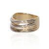 18ct Yellow White Twist Ring Heidi Kjeldsen Jewellery R1893 side