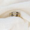 18ct Yellow White Twist Ring Heidi Kjeldsen Jewellery R1893 still
