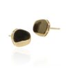 9ct Yellow Gold Pebble Earrings Heidi Kjeldsen Jewellery ER4954 side
