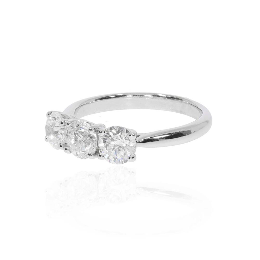 Diamond Three stone Ring Heidi Kjeldsen Jewellery R1884 white1