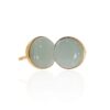 Elsa Green Moonstone Earstuds ER4965 Heidi Kjeldsen Jewellery white