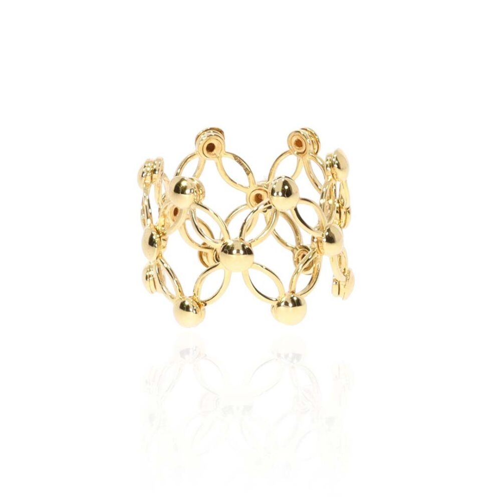 Expandable Gold Ring Heidi Kjeldsen Jewellery R1894 white1