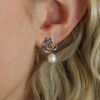 Fei Liu Rose Pearl Drop Earrings Heidi Kjeldsen Jewellery ER4973 model