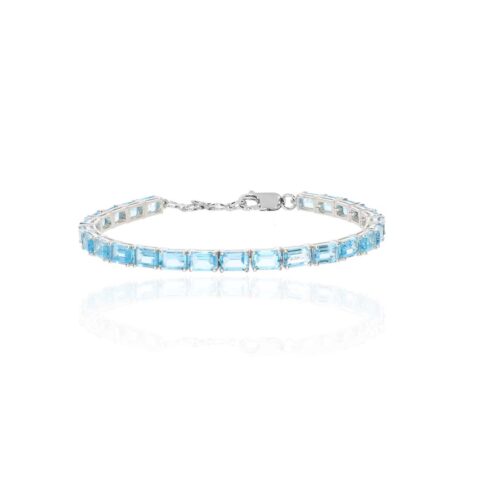 Freja Blue Topaz Bracelet Heidi Kjeldsen jewellers BL4114 white
