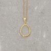 Goldfilled Kiss Pendant Heidi Kjeldsen Jewellery P1660 still