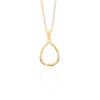 Goldfilled Kiss Pendant Heidi Kjeldsen Jewellery P1660 white