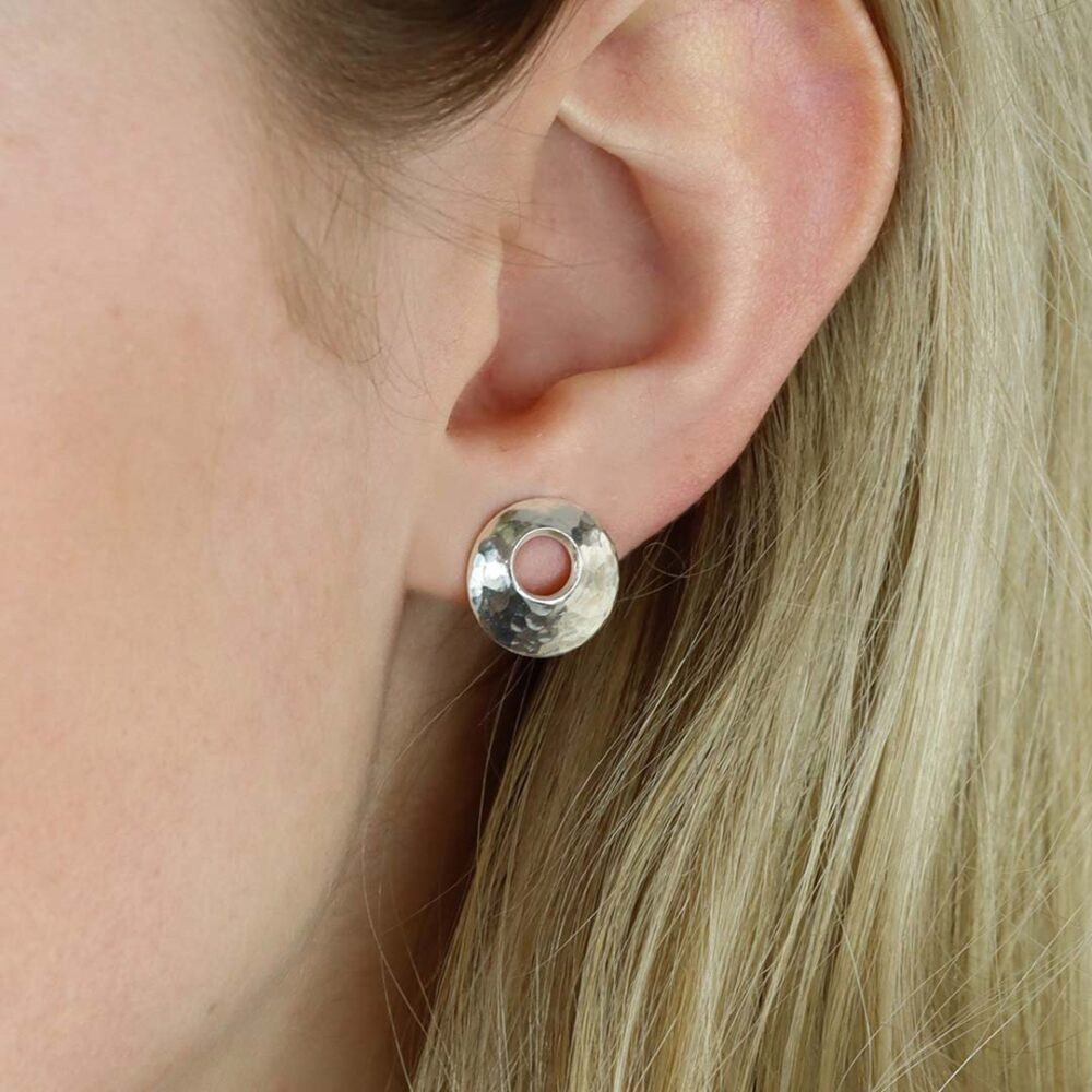 Helle Helios Silver Earrings Heidi Kjeldsen Jewellery ER4955 model 1
