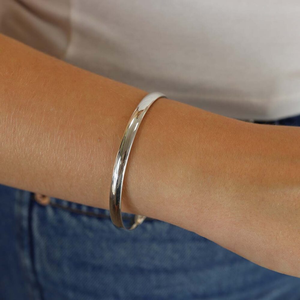 Helle Silver Bangle Heidi Kjeldsen Jewellers BL1406