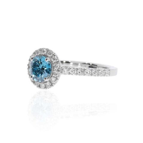 Karina Lab Grown Blue Diamond Ring Heidi Kjeldsen Jewellery R4932 white1
