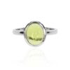 Nanna Peridot Cabochon Ring Heidi Kjeldsen Jewellers R1900 white1