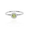 Nanna Peridot Cluster Ring Heidi Kjeldsen Jewellers R4940 white