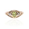 Nanna Peridot Diamond Ring Heidi Kjeldsen Jewellers R1899 white