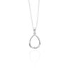 Silver Kiss Pendant Heidi Kjeldsen Jewellery P1639 white
