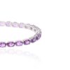 Viola Amethyst Silver Oval Tennis Bracelet Heidi Kjeldsen Jewellery BL4121 white1